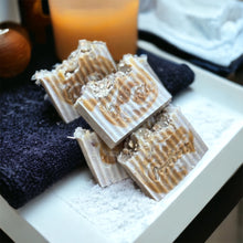 Load image into Gallery viewer, Best shower soap milk and honey oatmeal for soothing normal to sensitive or irritated skin