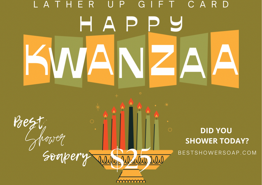 Shower Chronicles: Celebrating Kwanzaa with Best Shower Soapery