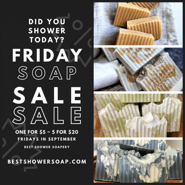 $5 Friday Soap Sale – September Week Two: Best Bar Soaps at Unbeatable Prices