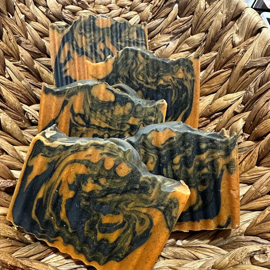 Best shower soap for even skin tones, hyperpigmentation, dark spots, with turmeric charcoal and honey 